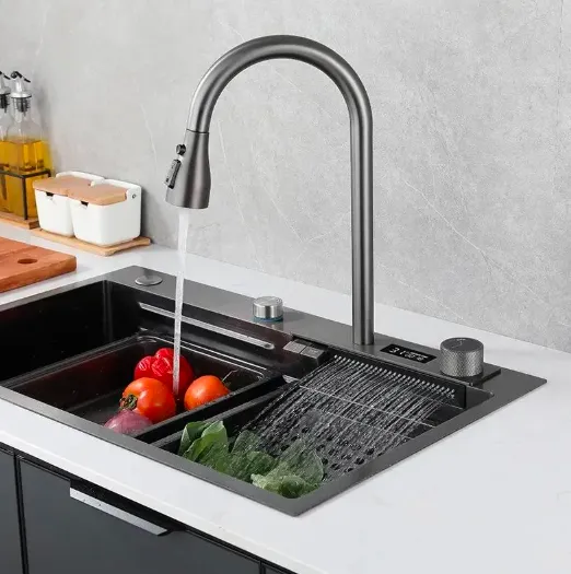 Apakah Faucet Dapur Dua Tombol Bergaya Air Terjun Pilihan Ideal untuk Dapur Modern?