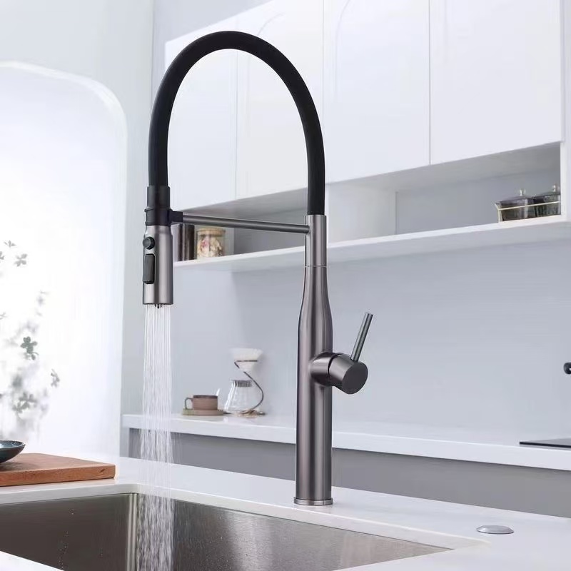 Keran Magnetik Pull-Down Dapur