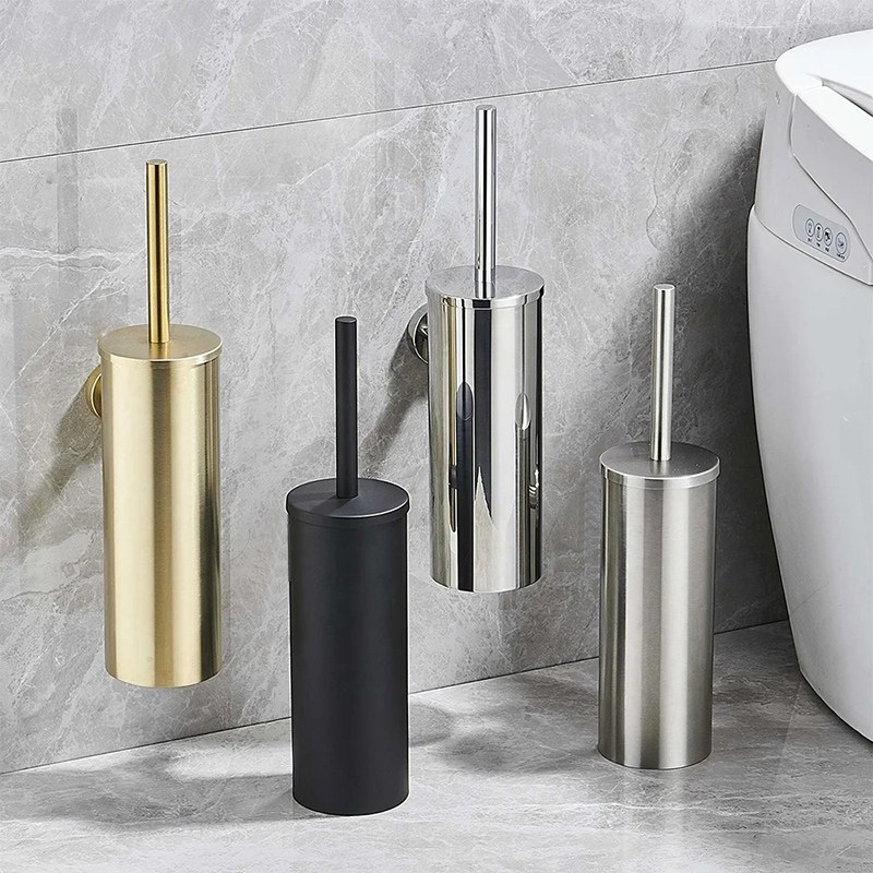 Set Sikat Toilet Terpasang di Dinding